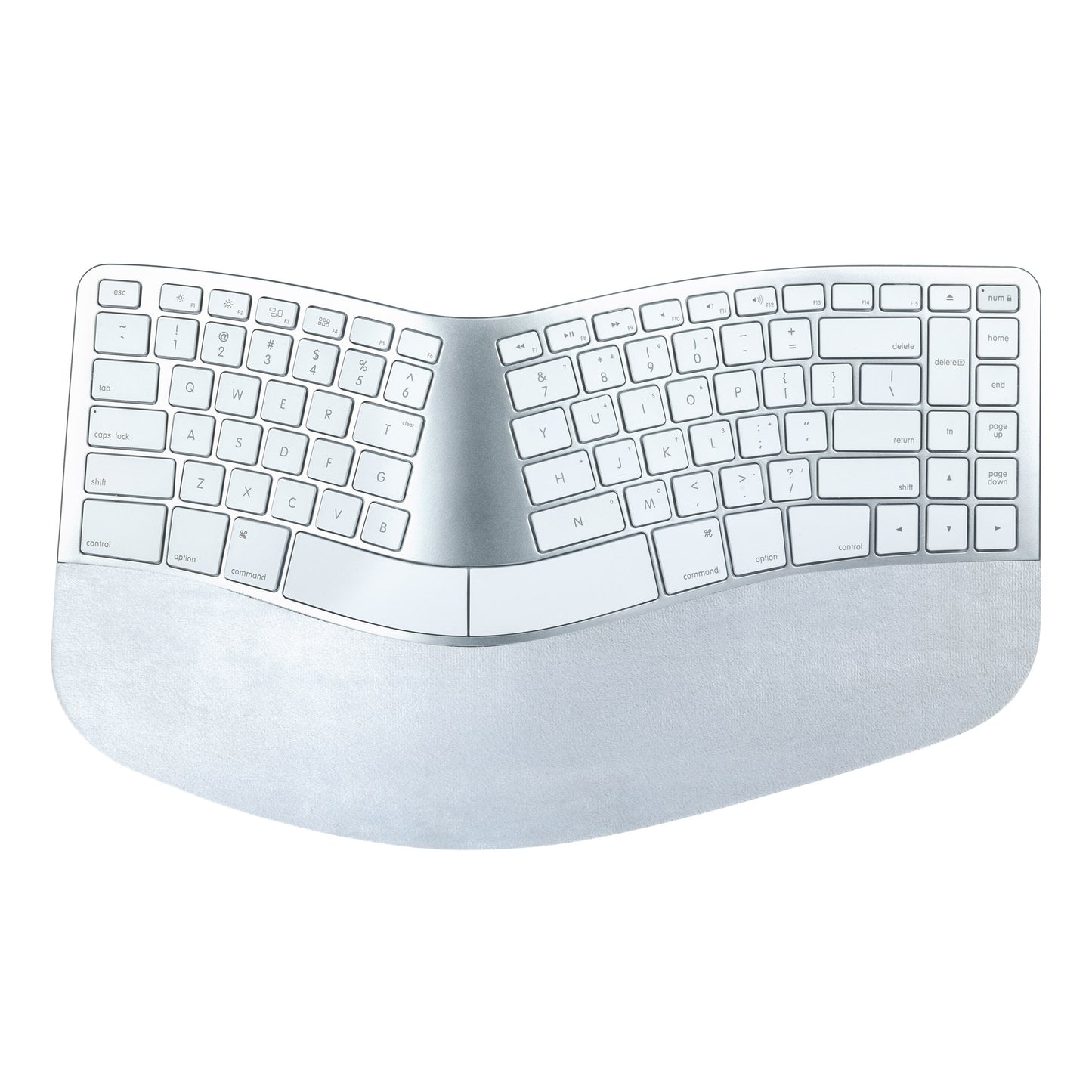 Sculpted Ergonomic Rechargeable Keyboard for Mac