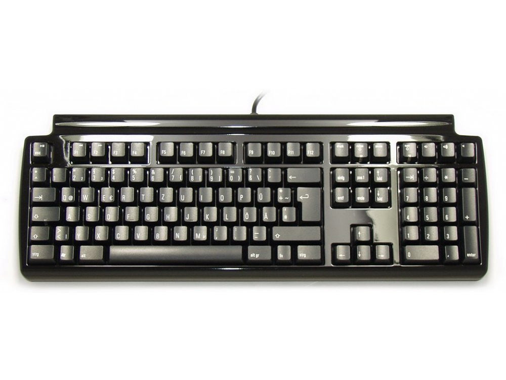 Matias Keycap Set, Black with White Printing