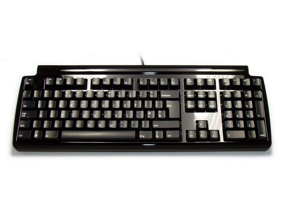 Matias Keycap Set, Black with White Printing