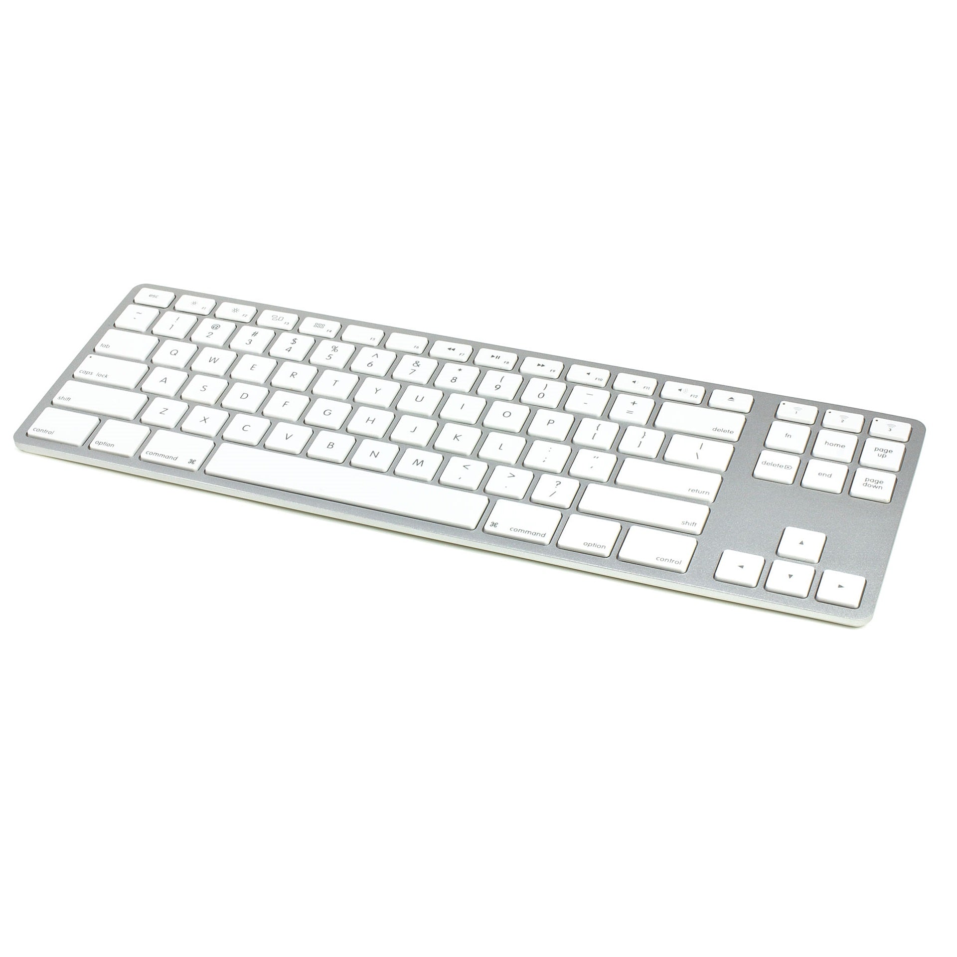 Wireless Aluminum Tenkeyless Keyboard - Silver – Matias