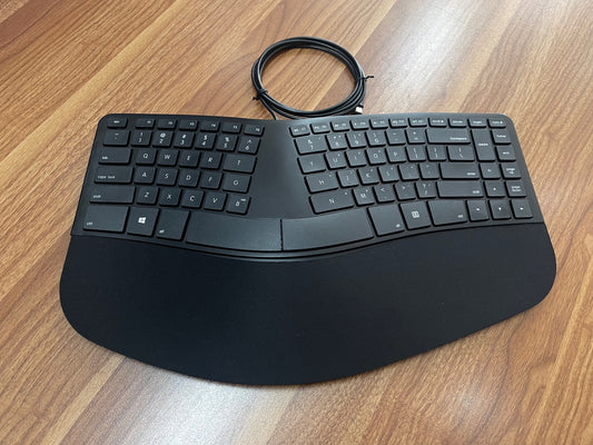 Sculpted Ergonomic Wired Keyboard for PC