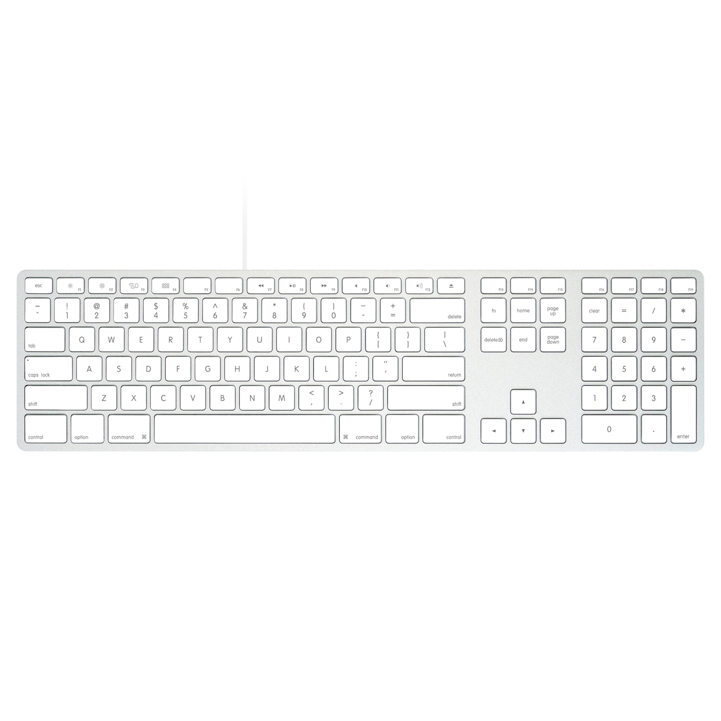 USB-C Aluminum Keyboard for Mac - Silver