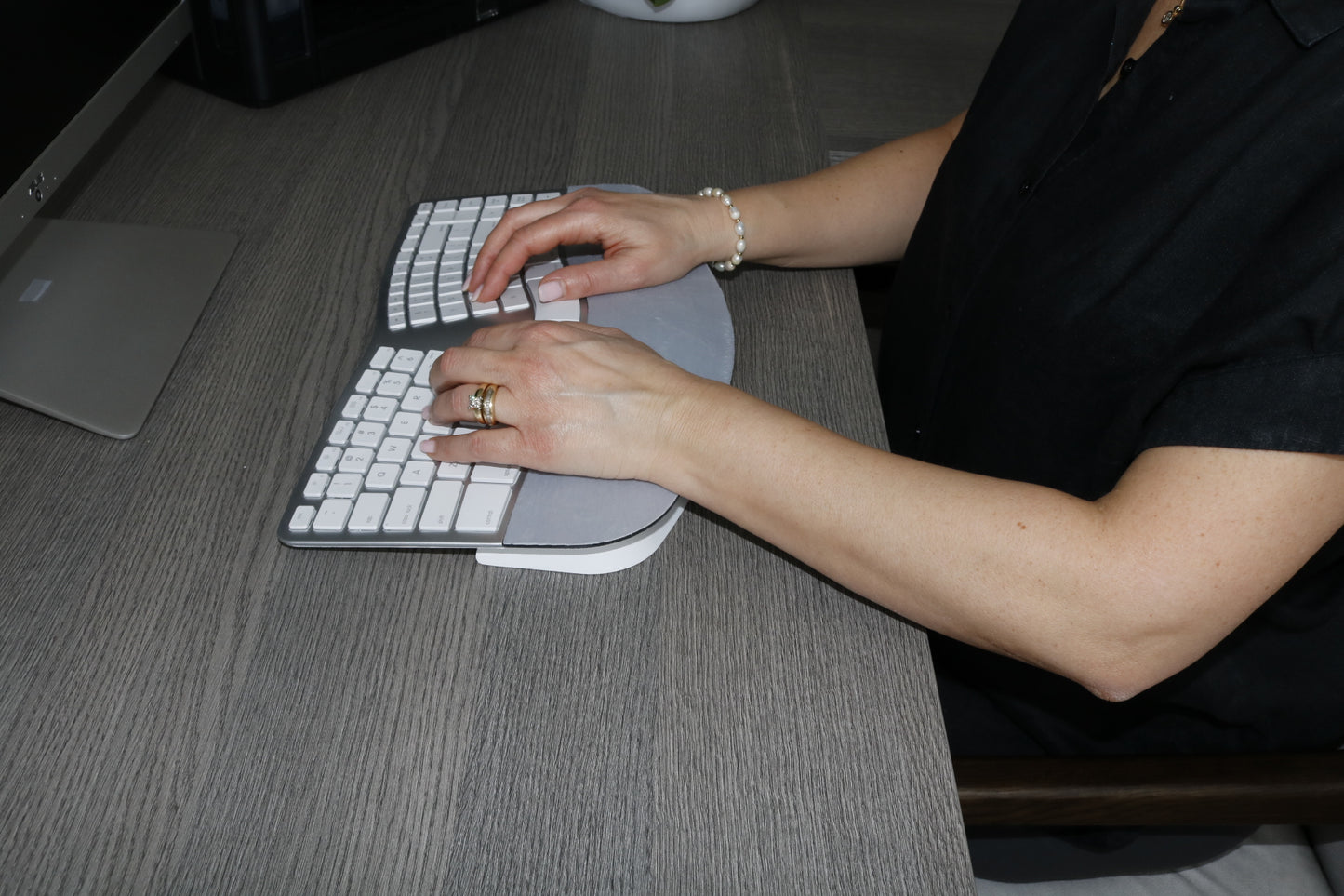 Sculpted Ergonomic Rechargeable Keyboard for Mac