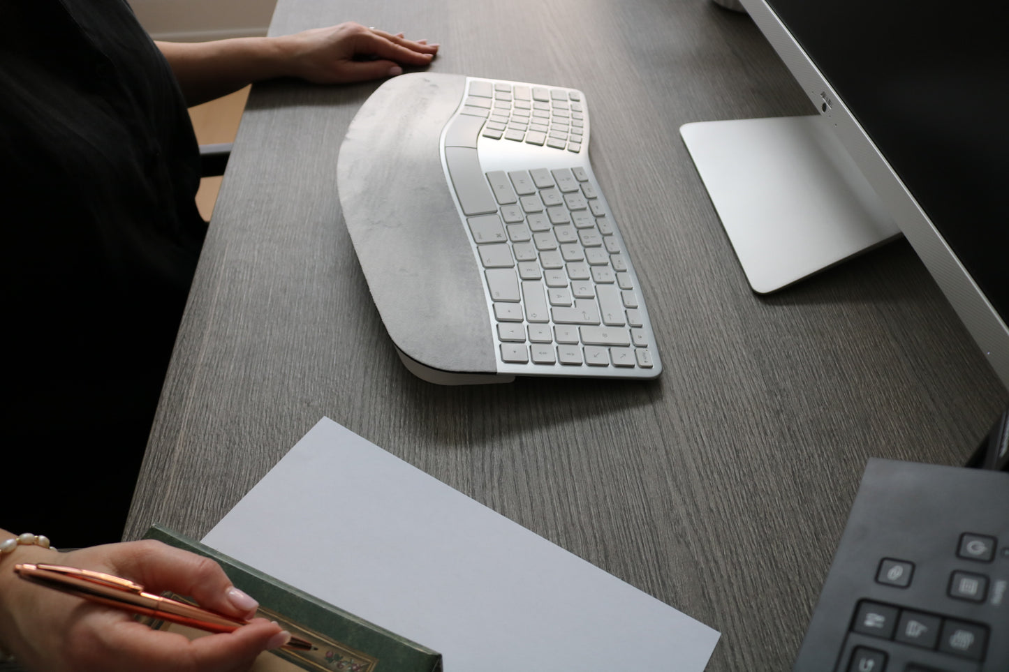 Sculpted Ergonomic Rechargeable Keyboard for Mac