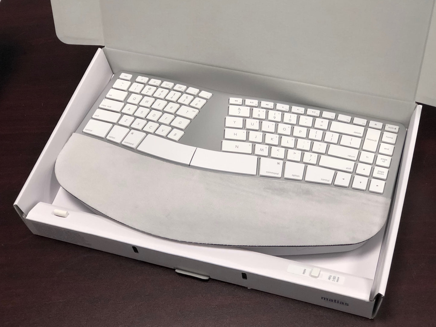 Sculpted Ergonomic Rechargeable Keyboard for Mac