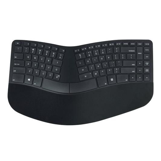 Sculpted Ergonomic Rechargeable Keyboard for PC