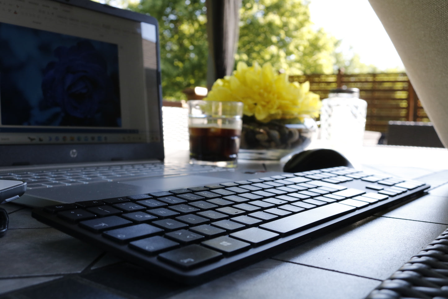 Wireless USB-C Keyboard for PC - Black