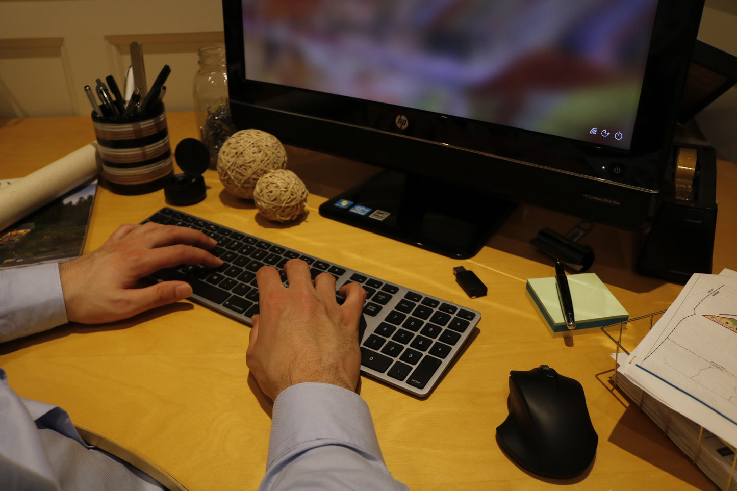 Wireless USB-C Aluminum Keyboard for Mac - Space Gray