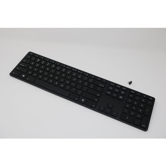 Wireless USB-C Aluminum Keyboard for PC - Black