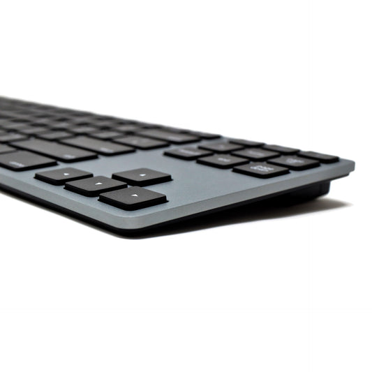 RGB Backlit Wired Aluminum Tenkeyless Keyboard for Mac - Space Gray