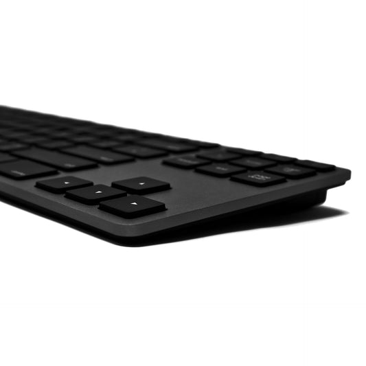 REFURBISHED RGB Backlit Wired Aluminum Tenkeyless Keyboard for PC - Black