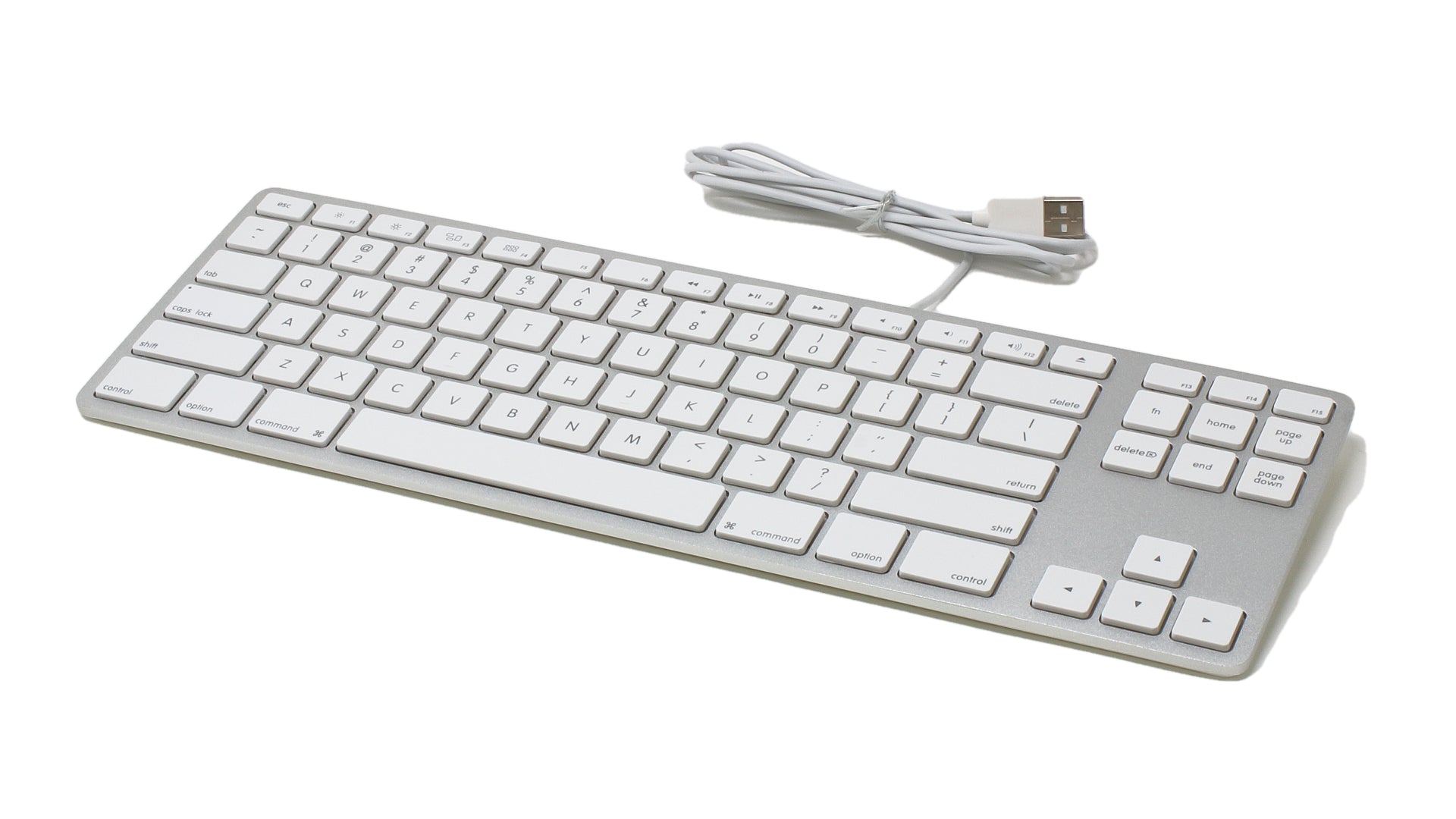 Wired Aluminum Tenkeyless Keyboard for Mac - Silver – Matias