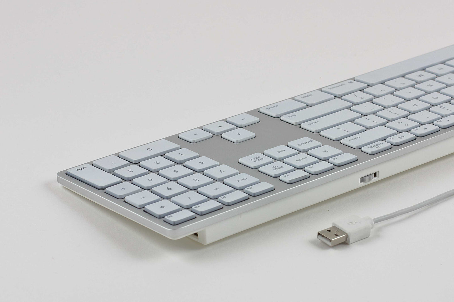 RGB Backlit Wired Aluminum Keyboard for Mac - Silver