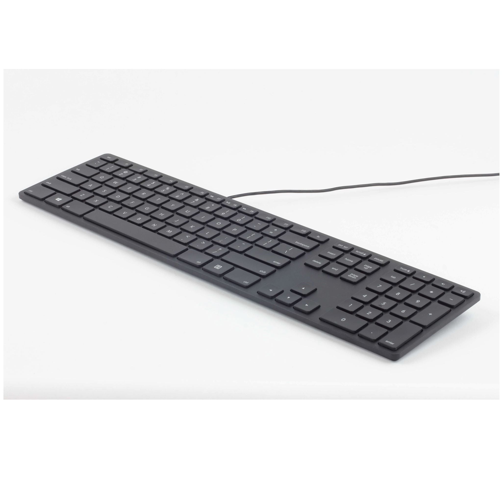 RGB Backlit Wired Aluminum Keyboard for PC - Black – Matias