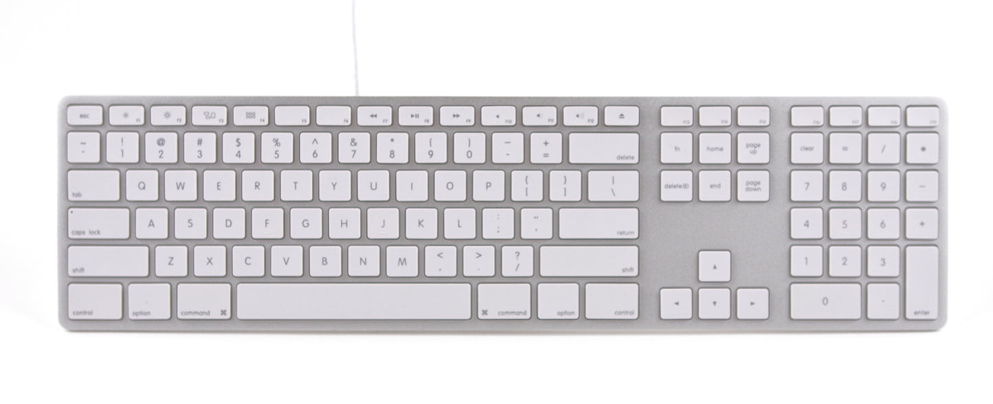 Wired Aluminum Keyboard for Mac - Silver