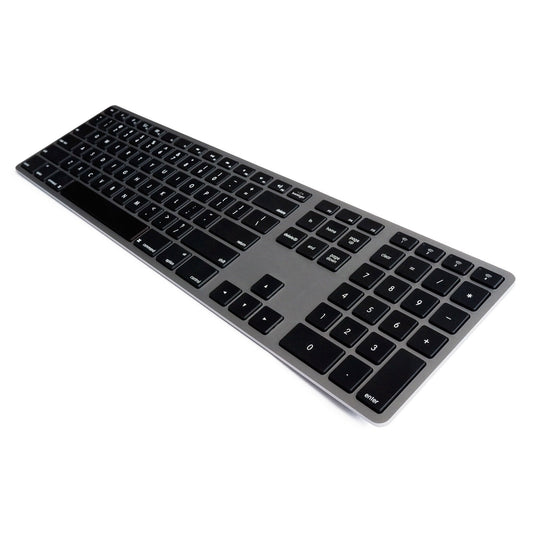 Backlit Wireless Aluminum Keyboard - Space Gray
