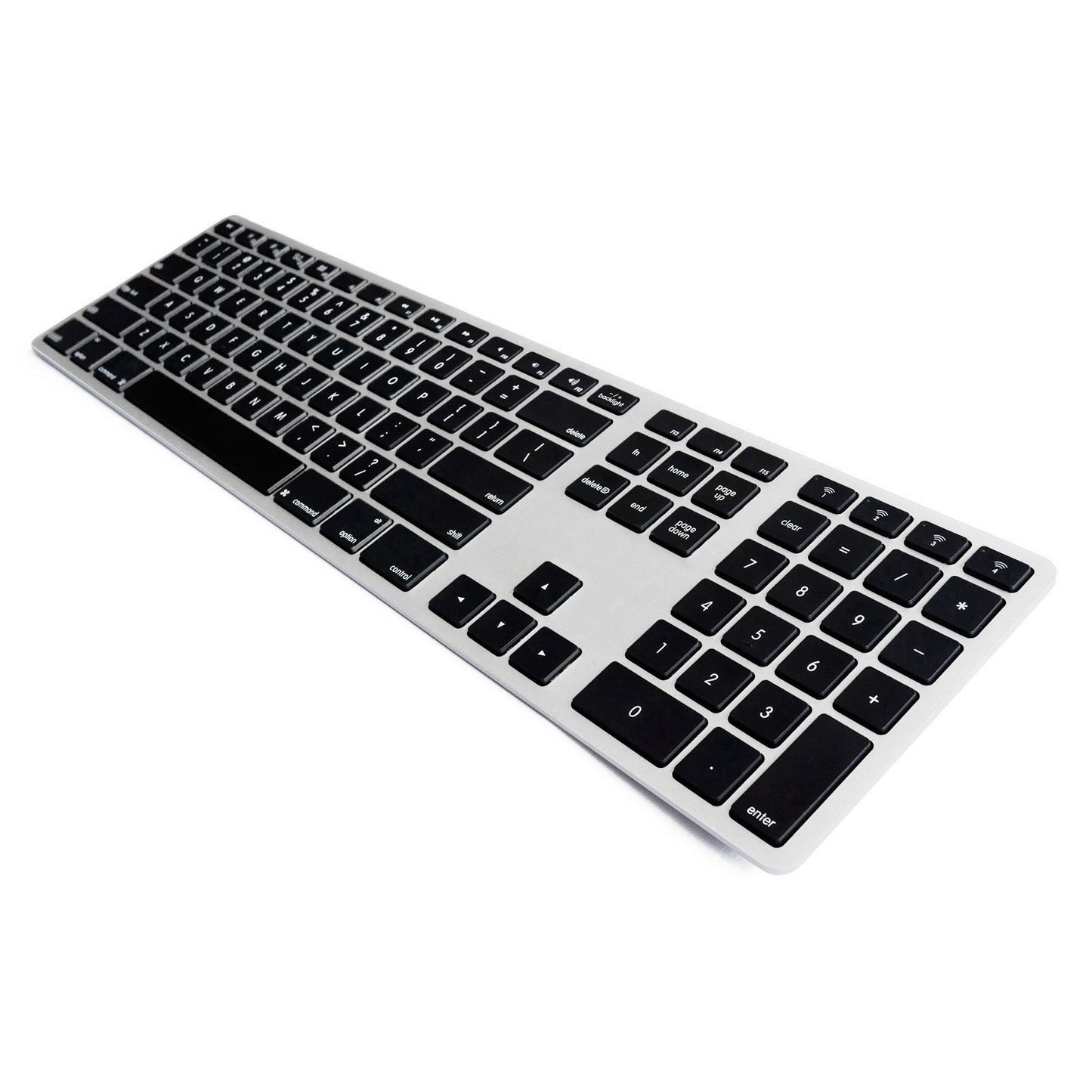 REFURBISHED Backlit Wireless Aluminum Keyboard - Silver/Black